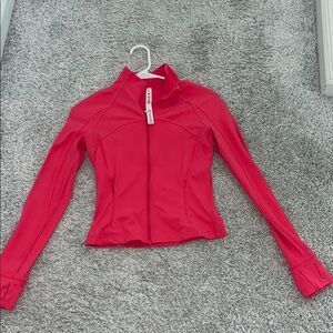 Lululemon Athletica Bright Pink Half-Zip Jacket